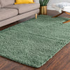 Cozy Comfort Shag Collection Area Rug - Hearthside (Green) Rectangle Green  lifestyle 13