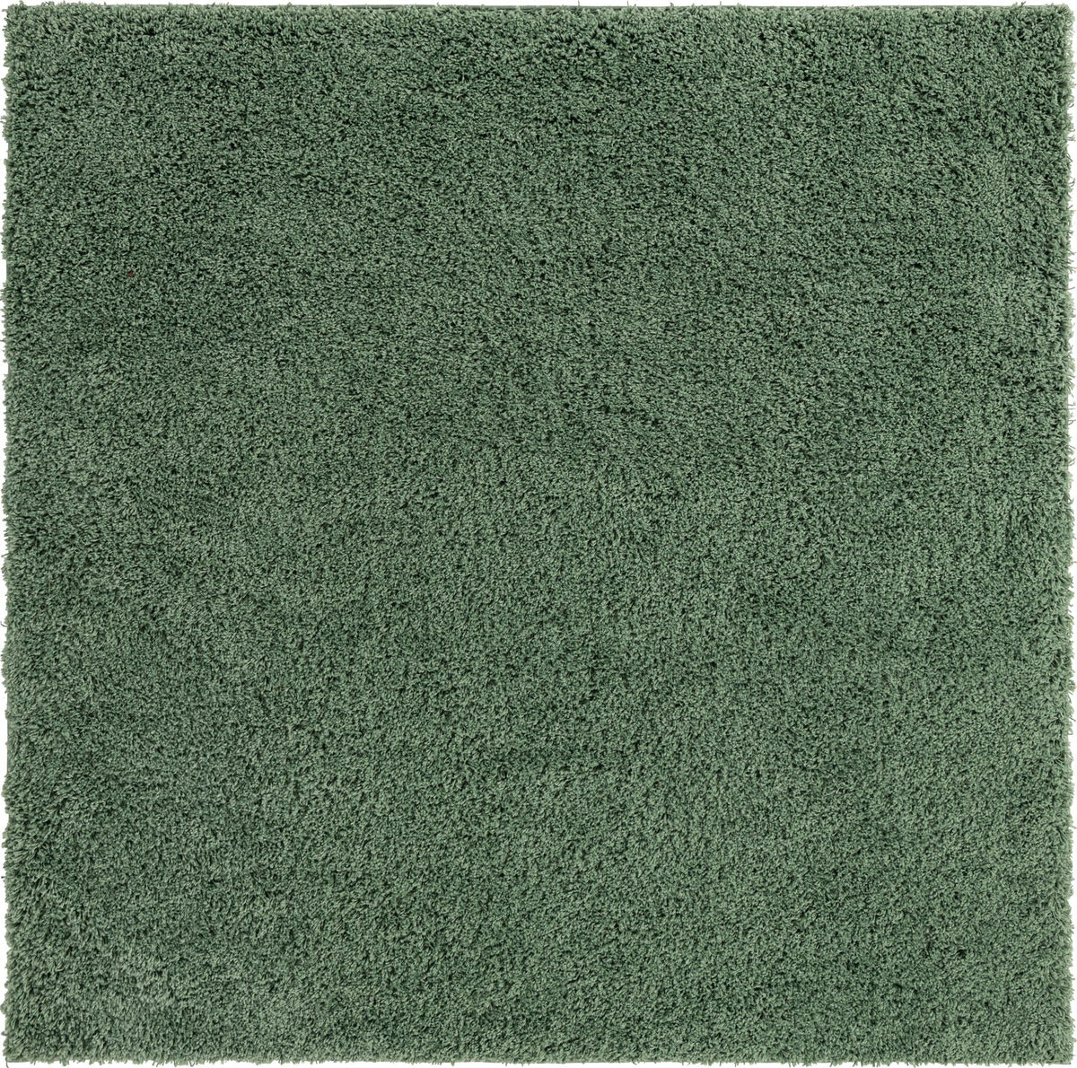 Cozy Comfort Shag Collection Area Rug - Hearthside (Green) Square Green  lifestyle 4