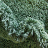 Cozy Comfort Shag Collection Area Rug - Hearthside (Green) Square Green  lifestyle 26
