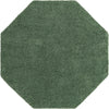 Cozy Comfort Shag Collection Area Rug - Hearthside (Green) Octagon Green  lifestyle 3