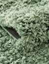 Cozy Comfort Shag Collection Area Rug - Hearthside (Green) Octagon Green  lifestyle 40