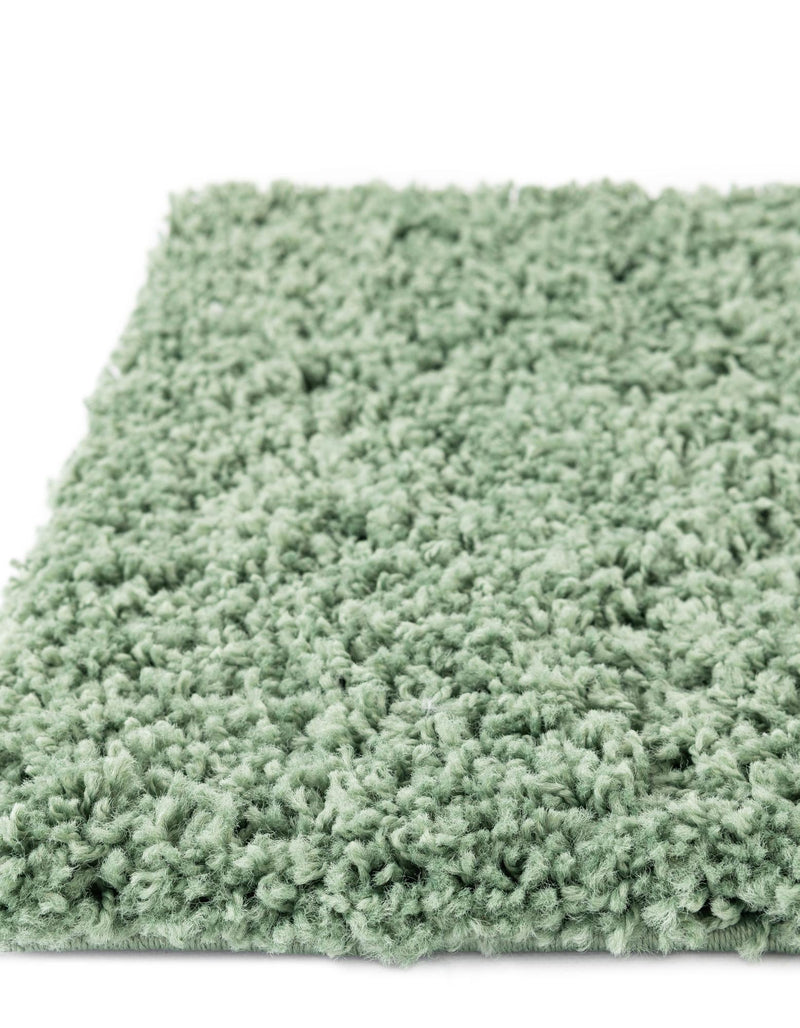 Cozy Comfort Shag Collection Area Rug - Hearthside (Green) Octagon Green  lifestyle 41