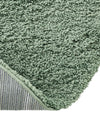 Cozy Comfort Shag Collection Area Rug - Hearthside (Green) Round Green  lifestyle 37