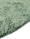Cozy Comfort Shag Collection Area Rug - Hearthside (Green) Oval Green  lifestyle 42