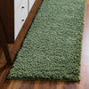 Cozy Comfort Shag Collection Area Rug - Hearthside (Green) Runner Green  lifestyle 12