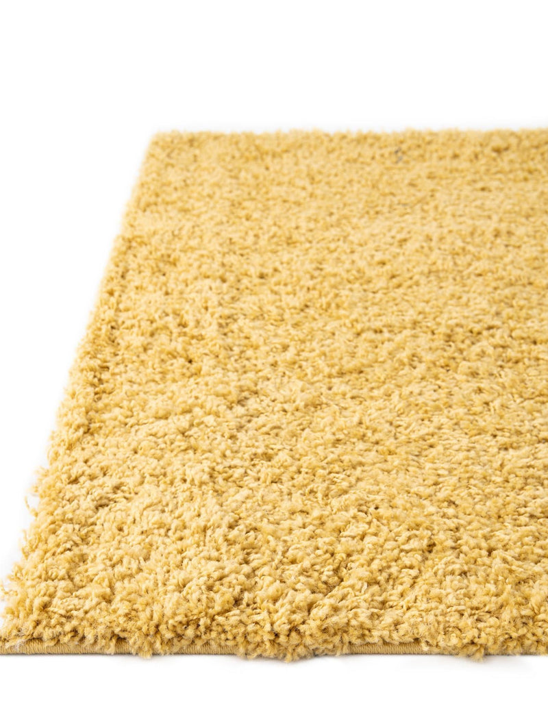 Cozy Comfort Shag Collection Area Rug - Hearthside (Yellow) Octagon Yellow  lifestyle 40