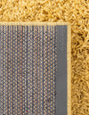 Cozy Comfort Shag Collection Area Rug - Hearthside (Yellow) Octagon Yellow  lifestyle 43