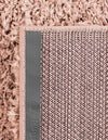 Cozy Comfort Shag Collection Area Rug - Hearthside (Rose Pink) Octagon Rose Pink  lifestyle 46