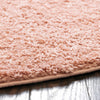 Cozy Comfort Shag Collection Area Rug - Hearthside (Rose Pink) Round Rose Pink  lifestyle 40