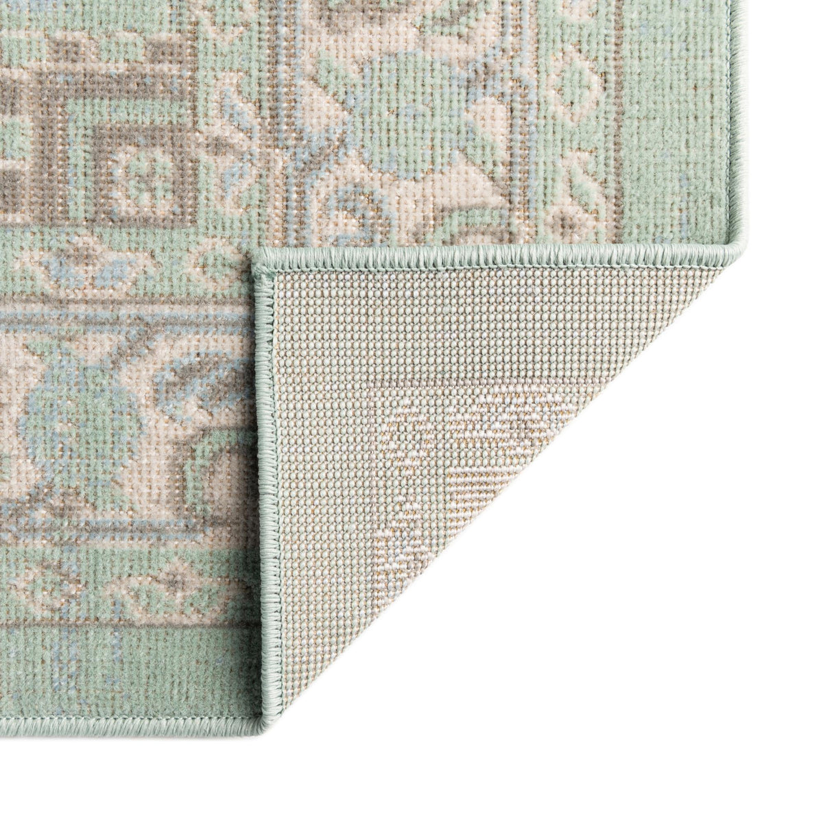Savannah Series Collection Area Rug - Charleston (Mint) Square Mint  lifestyle 39