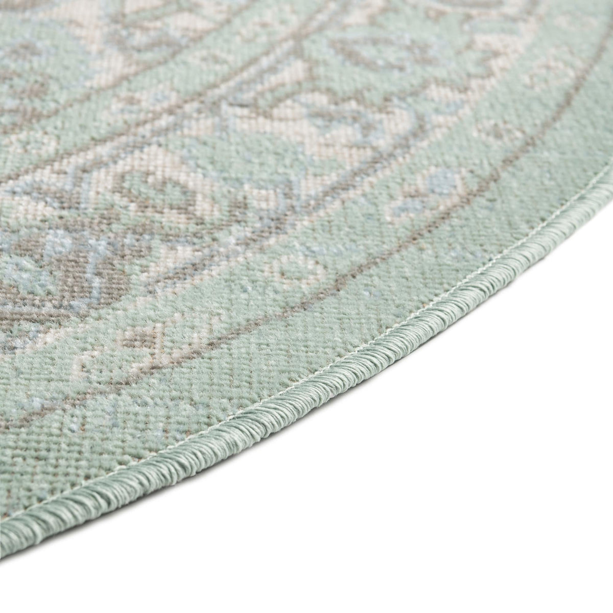 Savannah Series Collection Area Rug - Charleston (Mint) Oval Mint  lifestyle 28