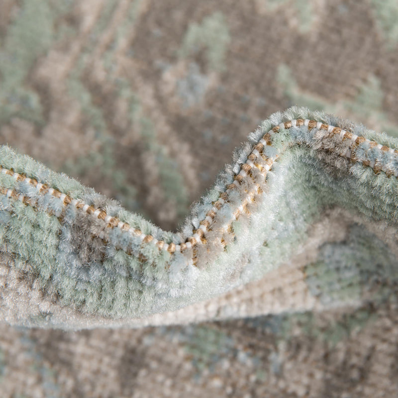 Savannah Series Collection Area Rug - Charleston (Mint) Oval Mint  lifestyle 33