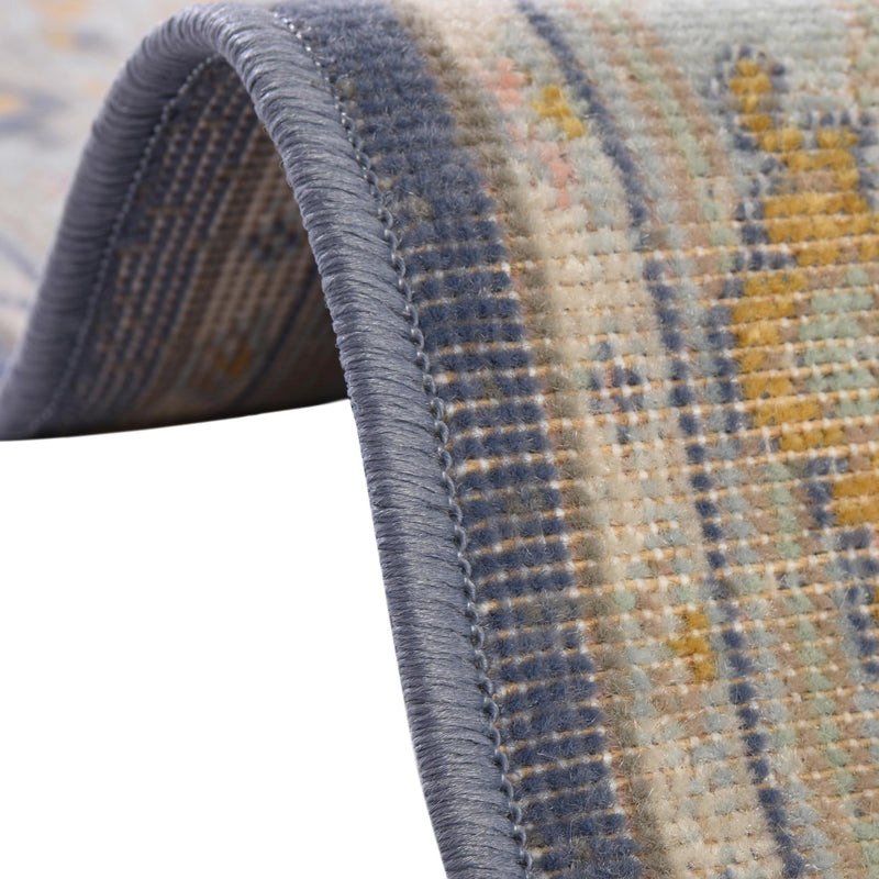 Savannah Series Collection Area Rug - Charleston (Sky blue) Rectangle Sky blue  lifestyle 10