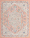 Savannah Series Collection Area Rug - Charleston (Powder Pink) Rectangle Powder Pink Main