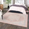 Savannah Series Collection Area Rug - Charleston (Powder Pink) Square Powder Pink  lifestyle 78