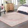 Savannah Series Collection Area Rug - Charleston (Powder Pink) Square Powder Pink  lifestyle 79