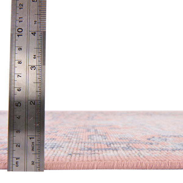 Savannah Series Collection Area Rug - Charleston (Powder Pink) Rectangle Powder Pink  lifestyle 4