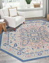 Savannah Series Collection Area Rug - Charleston (Multi) Octagon Multi  lifestyle 23