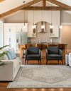Savannah Series Collection Area Rug - Charleston (Cloud Gray) Rectangle Cloud Gray  lifestyle 4