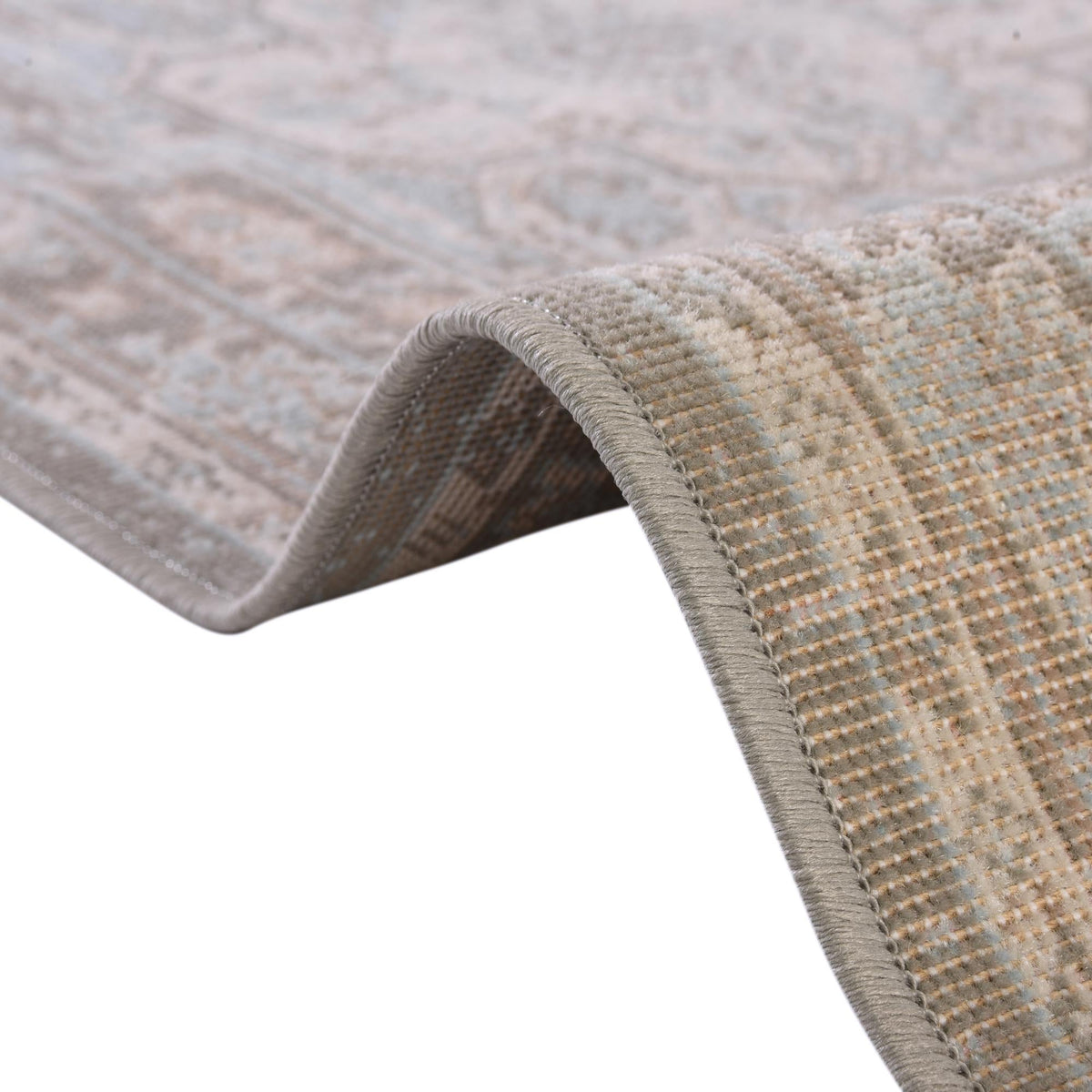 Savannah Series Collection Area Rug - Charleston (Cloud Gray) Rectangle Cloud Gray  lifestyle 11