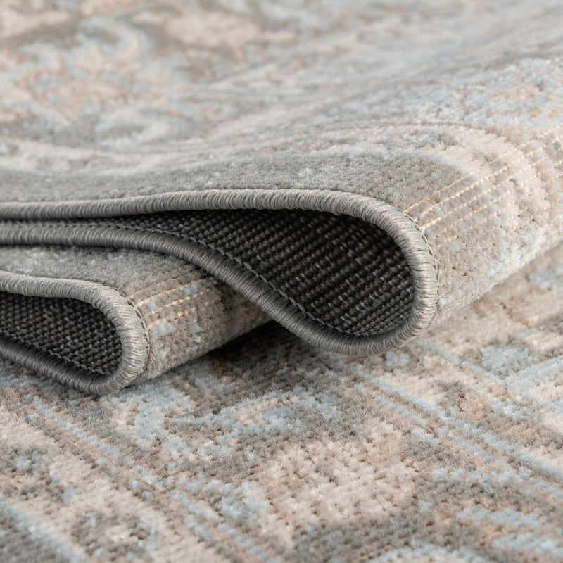 Savannah Series Collection Area Rug - Charleston (Cloud Gray) Rectangle Cloud Gray  lifestyle 14