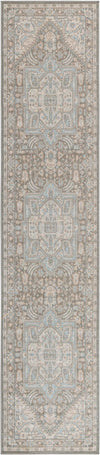 Savannah Series Collection Area Rug - Charleston (Cloud Gray) Runner Cloud Gray  lifestyle 20