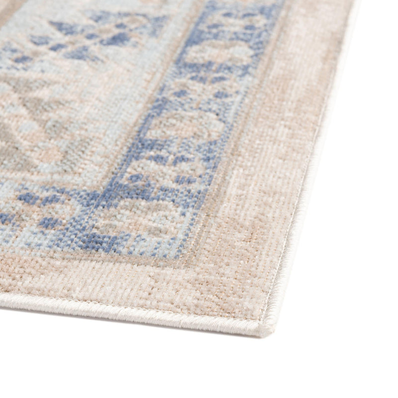 Savannah Series Collection Area Rug -  Augusta (Sky blue) Octagon Sky blue  lifestyle 29