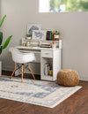 Savannah Series Collection Area Rug -  Augusta (Sky blue) Rectangle Sky blue  lifestyle 3