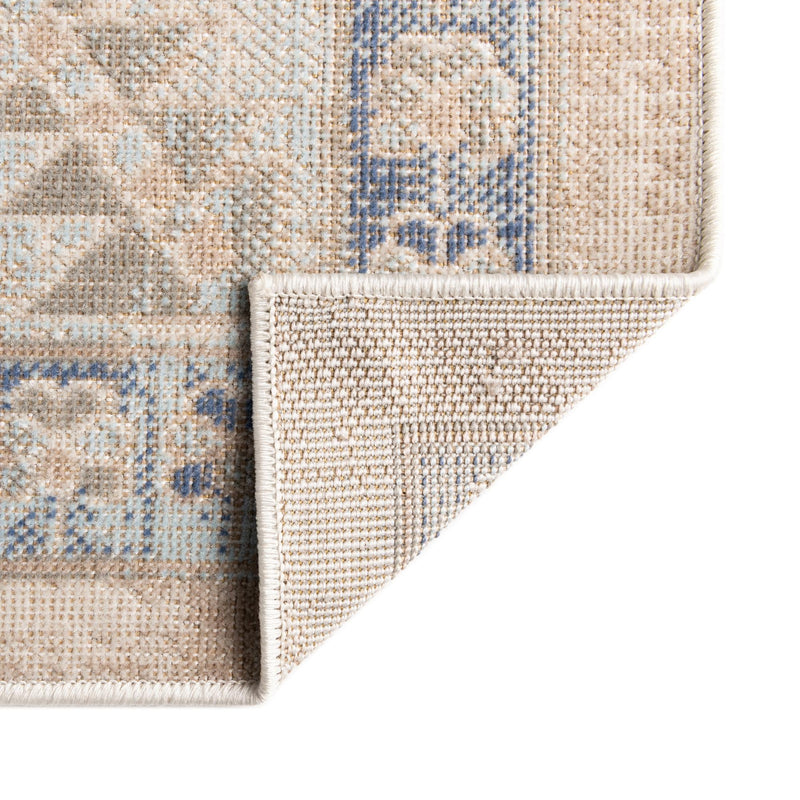Savannah Series Collection Area Rug -  Augusta (Sky blue) Rectangle Sky blue  lifestyle 7