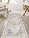 Savannah Series Collection Area Rug -  Augusta (Sky blue) Runner Sky blue  lifestyle 22