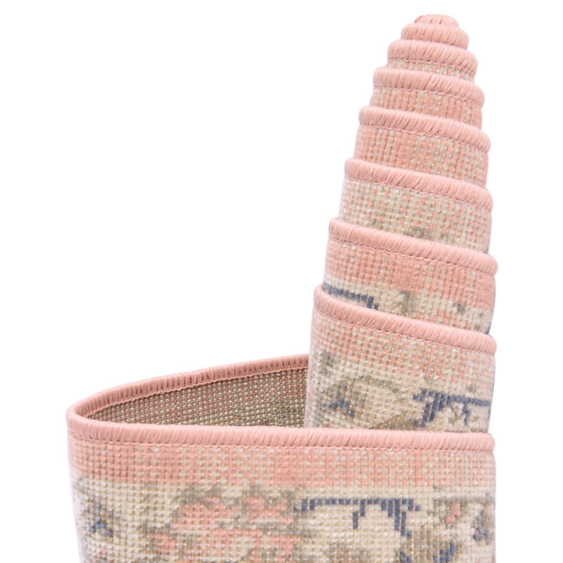 Savannah Series Collection Area Rug -  Beaufort Rectangle Powder Pink  lifestyle 32