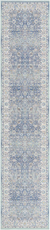 Savannah Series Collection Area Rug -  Beaufort Runner French Blue  lifestyle 45