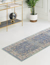 Savannah Series Collection Area Rug -  Beaufort Runner French Blue  lifestyle 63
