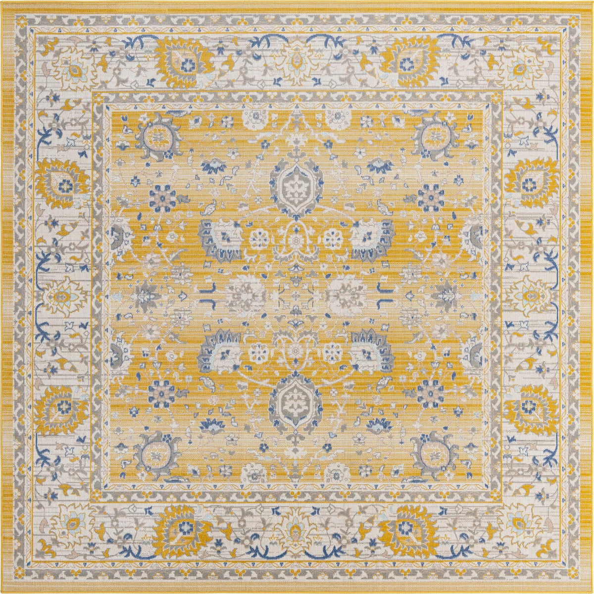 Savannah Series Collection Area Rug -  Beaufort Square Tuscan Yellow  lifestyle 42