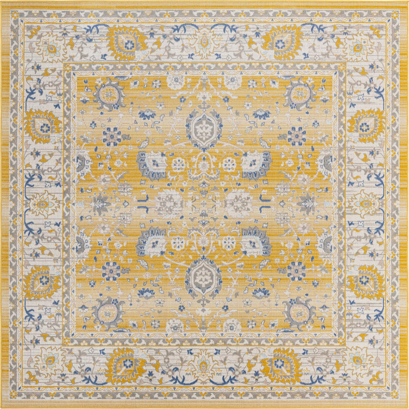 Savannah Series Collection Area Rug -  Beaufort Square Tuscan Yellow  lifestyle 42