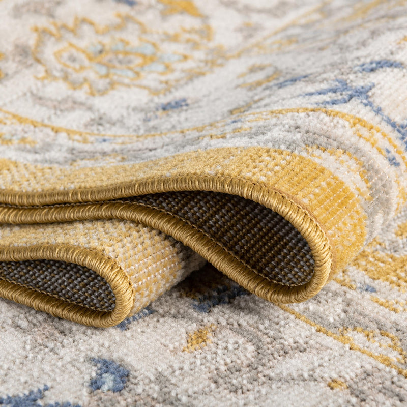 Savannah Series Collection Area Rug -  Beaufort Rectangle Tuscan Yellow  lifestyle 36