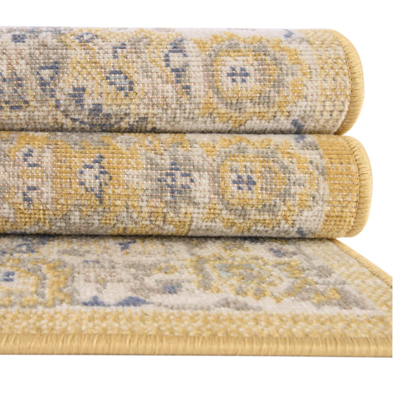 Savannah Series Collection Area Rug -  Beaufort Rectangle Tuscan Yellow  lifestyle 39