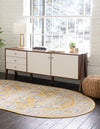 Savannah Series Collection Area Rug -  Beaufort Oval Tuscan Yellow  lifestyle 89