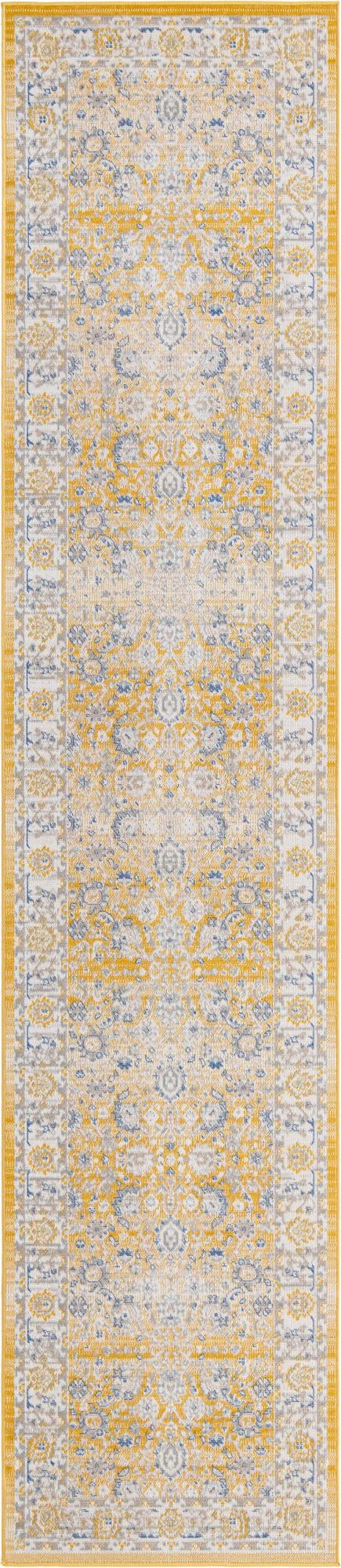 Savannah Series Collection Area Rug -  Beaufort Runner Tuscan Yellow  lifestyle 93