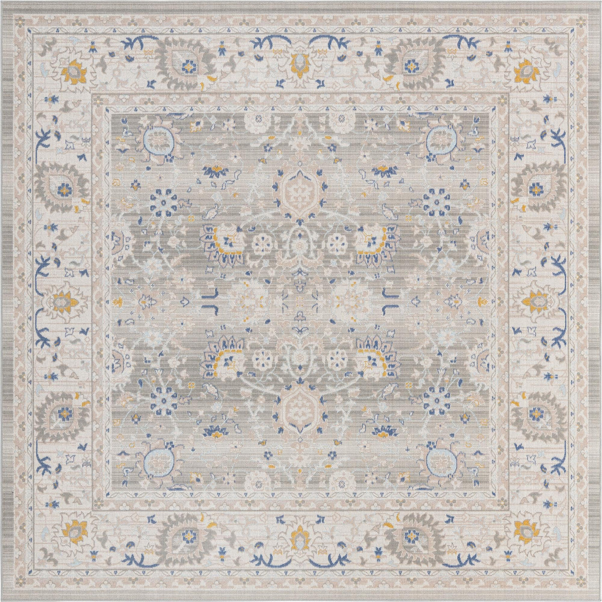 Savannah Series Collection Area Rug -  Beaufort Square Cloud Gray  lifestyle 85