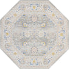 Savannah Series Collection Area Rug -  Beaufort Octagon Cloud Gray  lifestyle 55