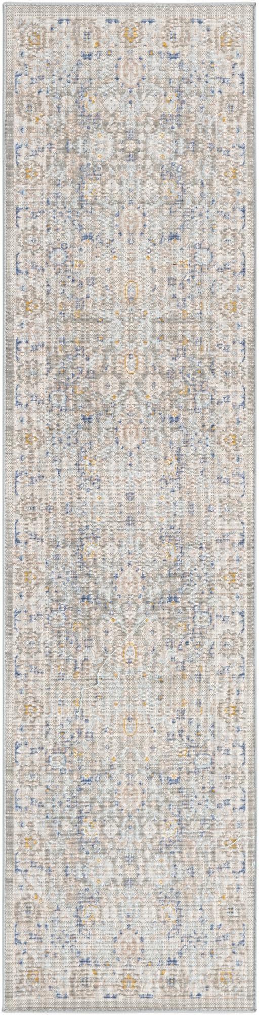 Savannah Series Collection Area Rug -  Beaufort Runner Cloud Gray  lifestyle 50