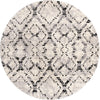 Santa Fe Trails Collection Area Rug - Canyon Round Ivory  lifestyle 48