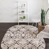 Santa Fe Trails Collection Area Rug - Canyon Oval Ivory  lifestyle 69