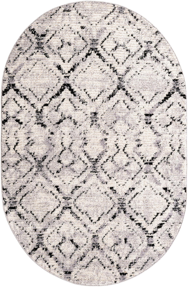 Santa Fe Trails Collection Area Rug - Canyon Oval Ivory  lifestyle 49