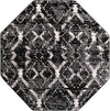 Santa Fe Trails Collection Area Rug - Canyon Octagon Black  lifestyle 53