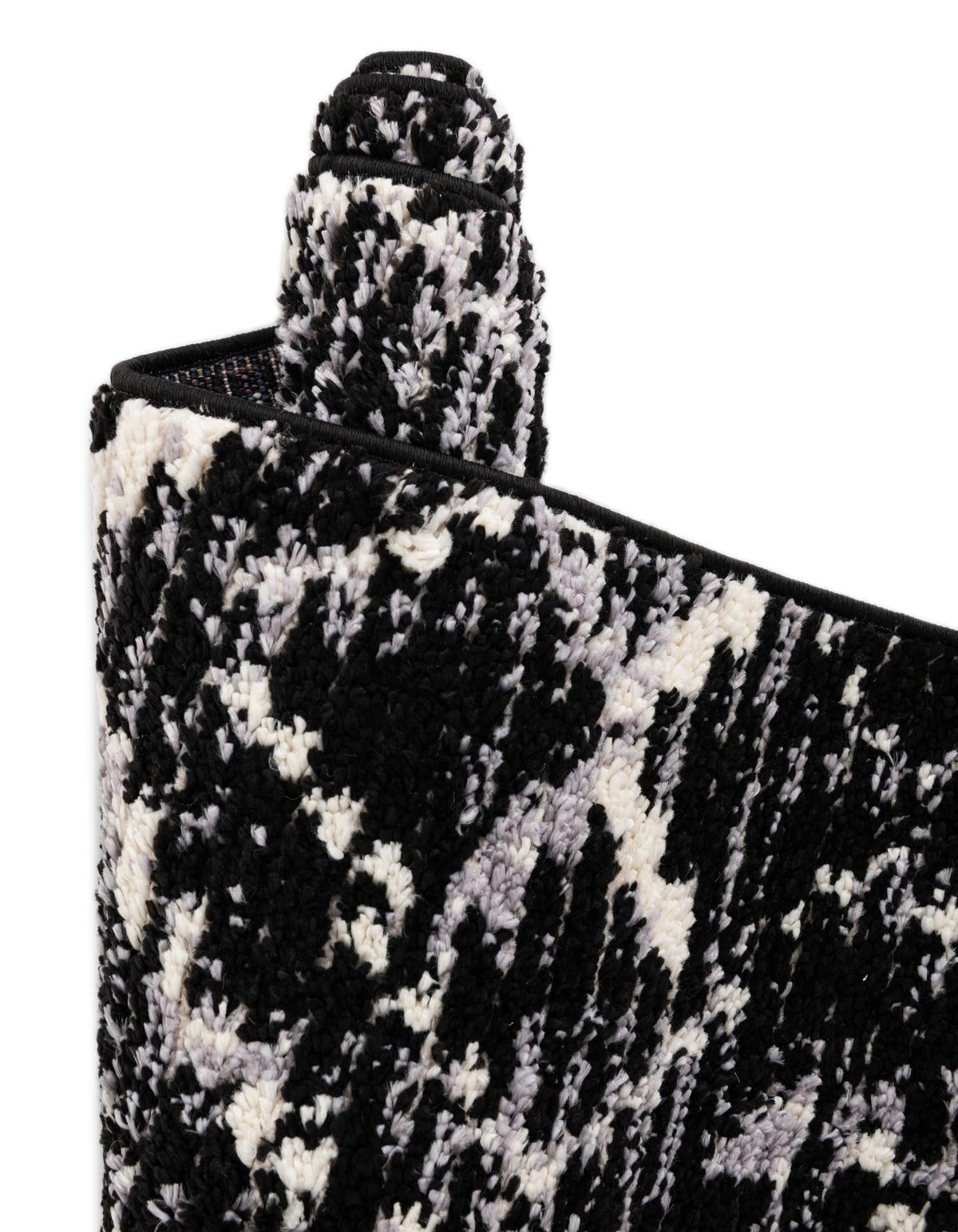 Santa Fe Trails Collection Area Rug - Canyon Rectangle Black  lifestyle 29