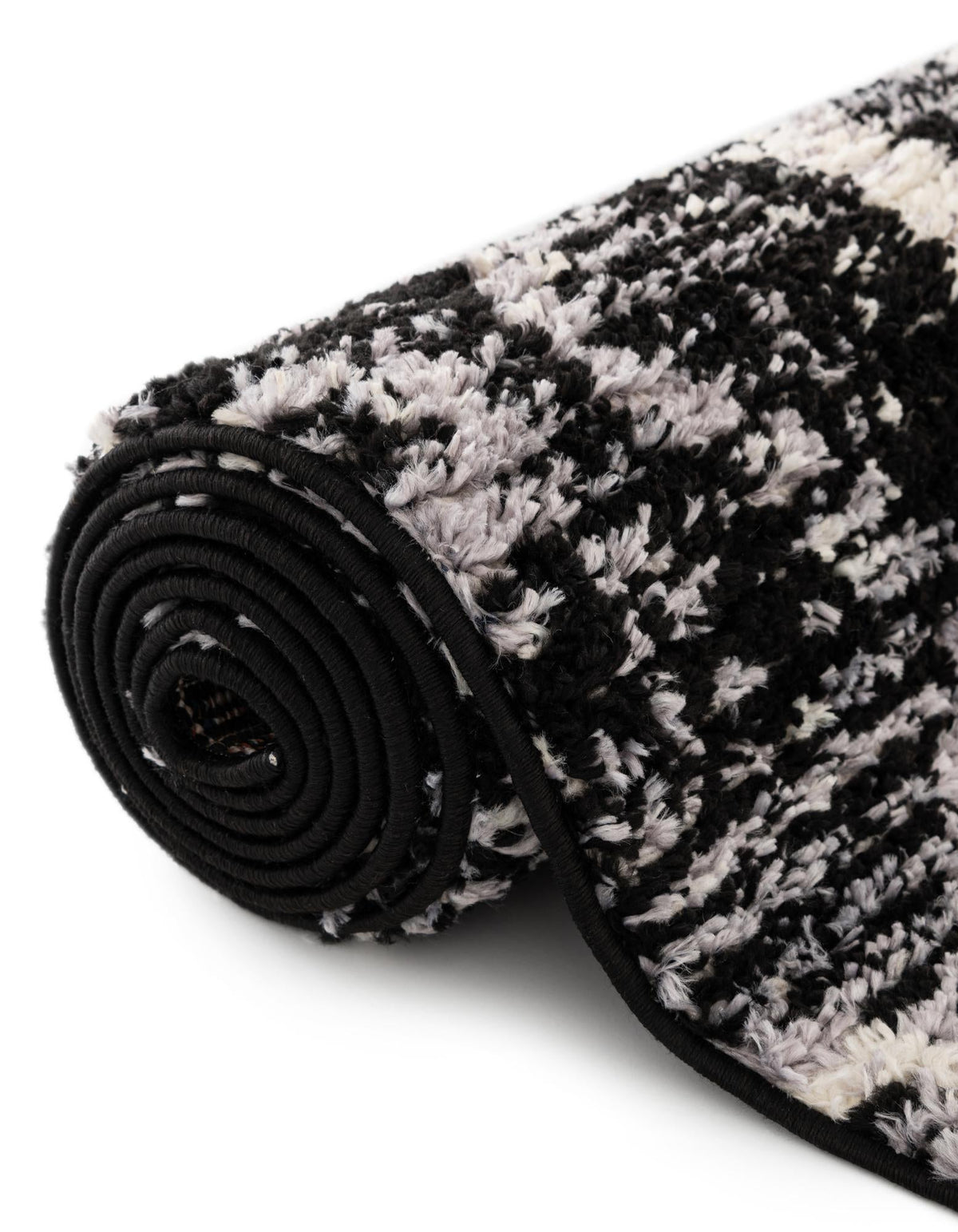 Santa Fe Trails Collection Area Rug - Canyon Rectangle Black  lifestyle 32
