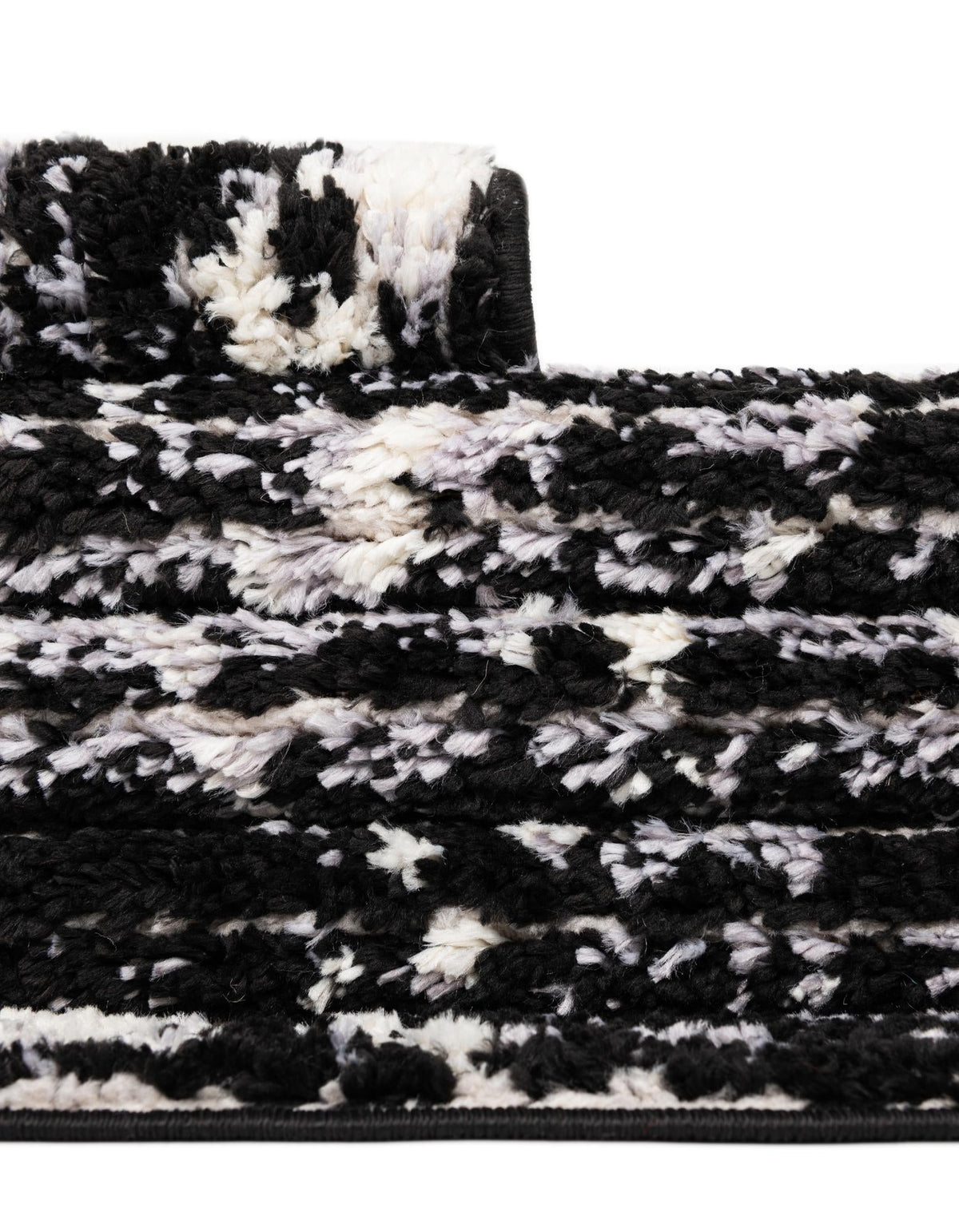 Santa Fe Trails Collection Area Rug - Canyon Rectangle Black  lifestyle 38