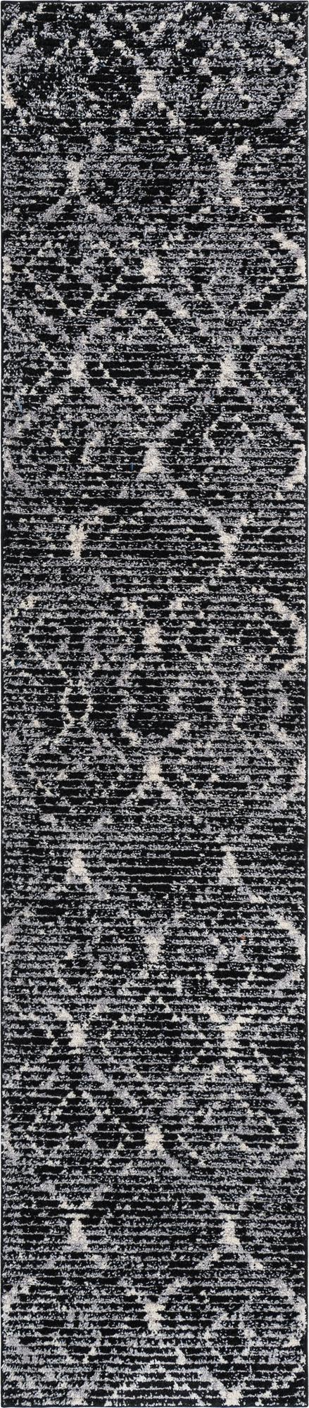 Santa Fe Trails Collection Area Rug - Canyon Runner Black  lifestyle 45